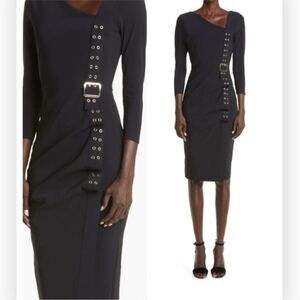 Chiara Boni La Petite Robe Cibeles Three Quarter Sleeve Sheath NWT Size 2 $1198